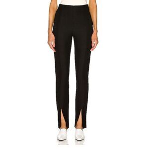 TOTEME Skinny Slit Trousers in Black NWT Size 36/4